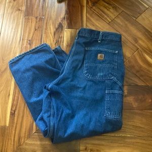 CARHARTT DENIM CARPENTER JEANS DUNGAREE FIT